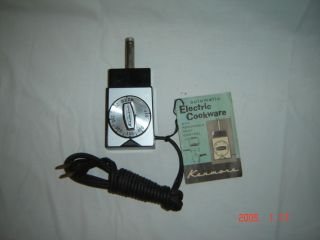 Vintage Kenmore Electric Skillet Cord