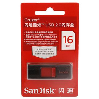 USD $ 18.99   16GB SanDisk Cruzer USB 2.0 Flash Drive (Assorted Colors