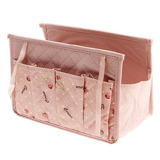 EUR € 7.07   25x14x15cm motif cerise Hanging sac de rangement