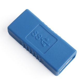 USD $ 7.99   USB 3.0 AF to AF Adapter Blue,