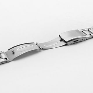 USD $ 3.19   Unisex Stainless Steel Watch Band 18MM (Silver),