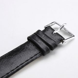 USD $ 1.19   Unisex PU Leather Watch Strap 18MM(Black),