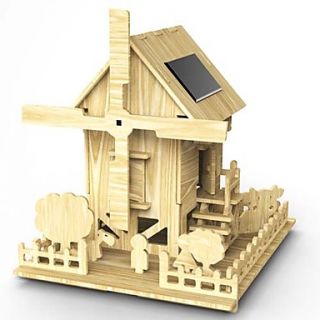 USD $ 24.19   Solar DIY Toy   Solar Wooden House,