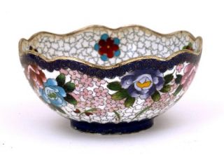 Japanese Mille Flure Cloisonne Bowl Inaba MK