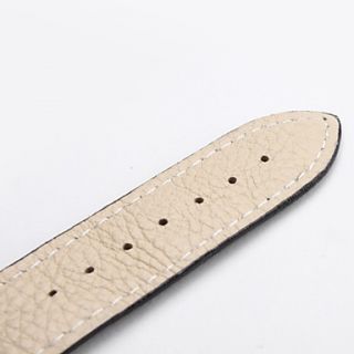 USD $ 1.29   Unisex PU Leather Watch Strap 20MM(Black),