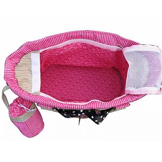 Miss Lady Portable Dog Cat Carrier For Pets with Water Bottle Pockets