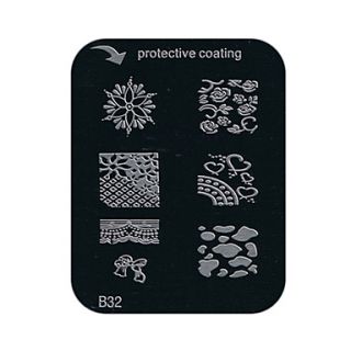 USD $ 1.19   Beautiful Pattern Style Nail Art Stamping Image Template
