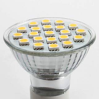 EUR € 4.50   gu10 3.5W 21x5050 SMD 200 220LM 2800 3200K bianco caldo