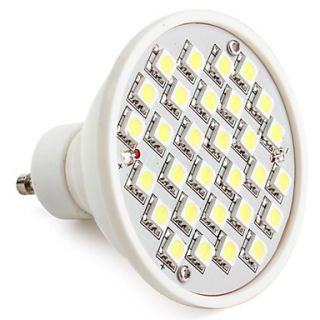 USD $ 8.99   GU10 30 5050 SMD 6W 300LM Natural White LED Spot Bulb