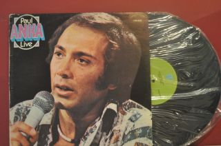 Paul Anka Live Openin for Once in My Life LP VG Mexico