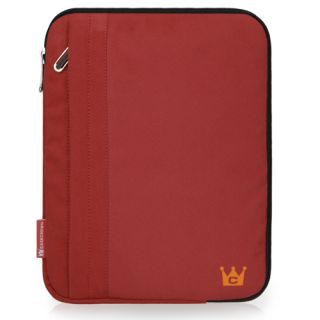 CaseCrown Faux Suede Case for Google Nexus 10 inch Tablet Red
