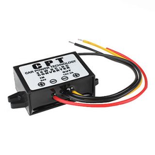 un convertidor buck 12V 24V a 5V adaptador de alimentación de 25W