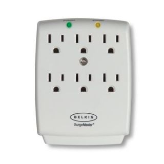 Belkin 6 Outlet Wall Mount Surge Protector New