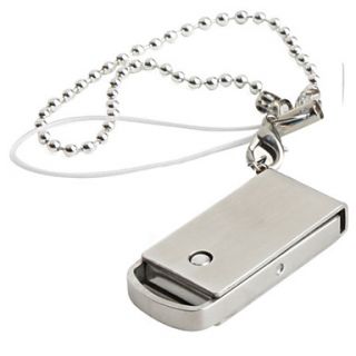 EUR € 26.67   16gb RVS draaibare stijl usb flash drive (zilver