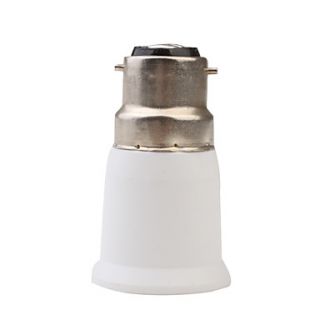 USD $ 3.99   E27 to B22 Light Bulb Adapter Converter (White),