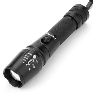 USD $ 28.99   LS868 1000 Lumen 5 Mode Zoom Flashlight with CREE XML T6