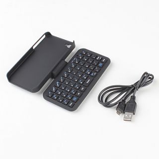 USD $ 26.99   QWERTY Bluetooth Keyboard with Case for iPhone 4 and 4S