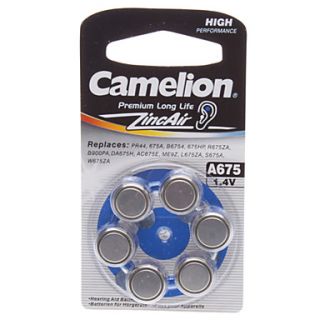 USD $ 6.29   Camelion Button Battery A675,