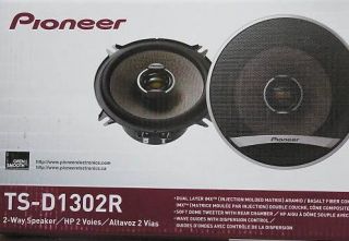 Pioneer TS D1302R 5 1 4 2 Way 360 w Car Speakers Free