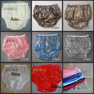 10 Adult Baby Plastic Pants PVC Incontinence P005