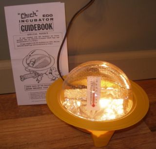 New GQF Chick Bator Mini Egg Incubator 110V w Guidebook