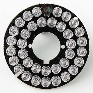 USD $ 3.19   3.6MM 36 LED Lamp Panel For CCTV Security Camera,