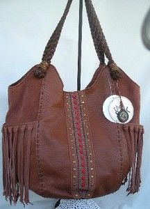 The Sak Indio Maple Stitch Leather Large Tote Hoboboho Shoulder Bag
