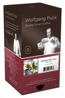  Wolfgang Puck Coffee Jamaica Me Crazy 18 Count Pods Pack of 3