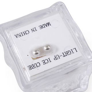 EUR € 13.33   diamant ijsblokje vorm paars LED licht (12 pack