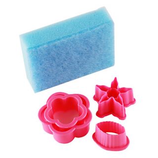 EUR € 7.35   rose cake en cookie cutter set (5 stuks), Gratis