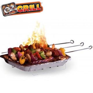 As Seen On Tv EZ Grill Is Easy As 1 2 3 Charcoal Patio Camping Picnic