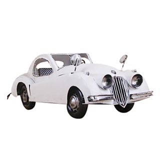 USD $ 38.89   Retro Metal Sedan Model(White),