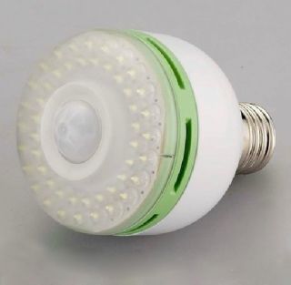  E27 50 LED Human Motion Sensor Light Bulb 3W Indoor Outdoor