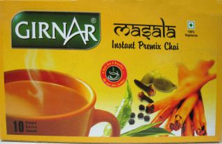Girnar Famous Indian Tea Masala Spice Instant Premix Chai 140 G