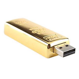 EUR € 9.37   2GB Gold Bar USB 2.0 Flash Drive, Gadget a Spedizione