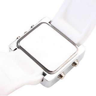 USD $ 6.39   Fashion Girl Women Wrist Watch White Watchband Silver