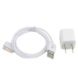 USD $ 3.39   Ultra Mini USB Adapter/Charger with Data/Charging Cable