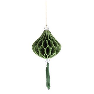 USD $ 3.39   12cm 5 EVA Sequin Lantern Christmas Trees Ornament (Green