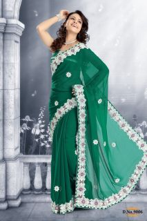   Indian Saree Designer Bridal Wedding Party Wear Exclusive Sari 9006