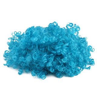 USD $ 7.39   Special Halloween Wig for Football Fans and More (Blue