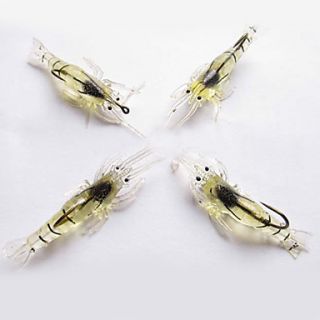 Macia Lure noctilucentes Camarão Isca 5G 40MM (4 unidades / Pack