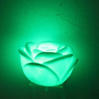 EUR € 2.38   Bella Fiore sfera stile colorato luce LED Lampada Notte