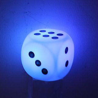 USD $ 2.59   Lovely Dice Style Colorful Light LED Night Lamp (3xLR44