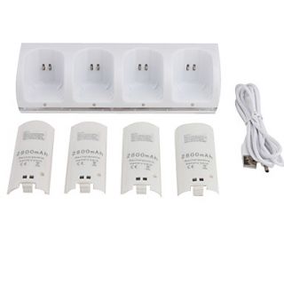 EUR € 24.46   quad usb estação de carregamento da bateria com