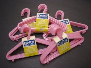 50 Clothes Hangers Pink Baby Infant Toddler Children Child Kid Lot