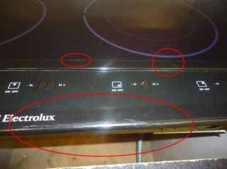 Electrolux 36 Hybrid Induction Cooktop Black EW36CC55GB Scuffs on The