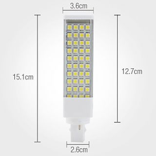 EUR € 17.47   G24 8W 40 5050 smd 600 700lm 6000 6500k naturlig hvitt