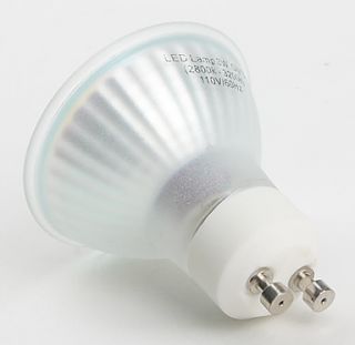 EUR € 8.27   GU10 hvid 44 ledede spotlight (48mm, 3W, 220V), Gratis