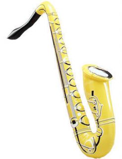 Inflatable Saxophone Musical Instrument 33 82cm Band Stag Nights Jazz