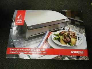 GrandHall E Grill Indoor/Outdoor Infrared Grill ~Cross Ray Stainless